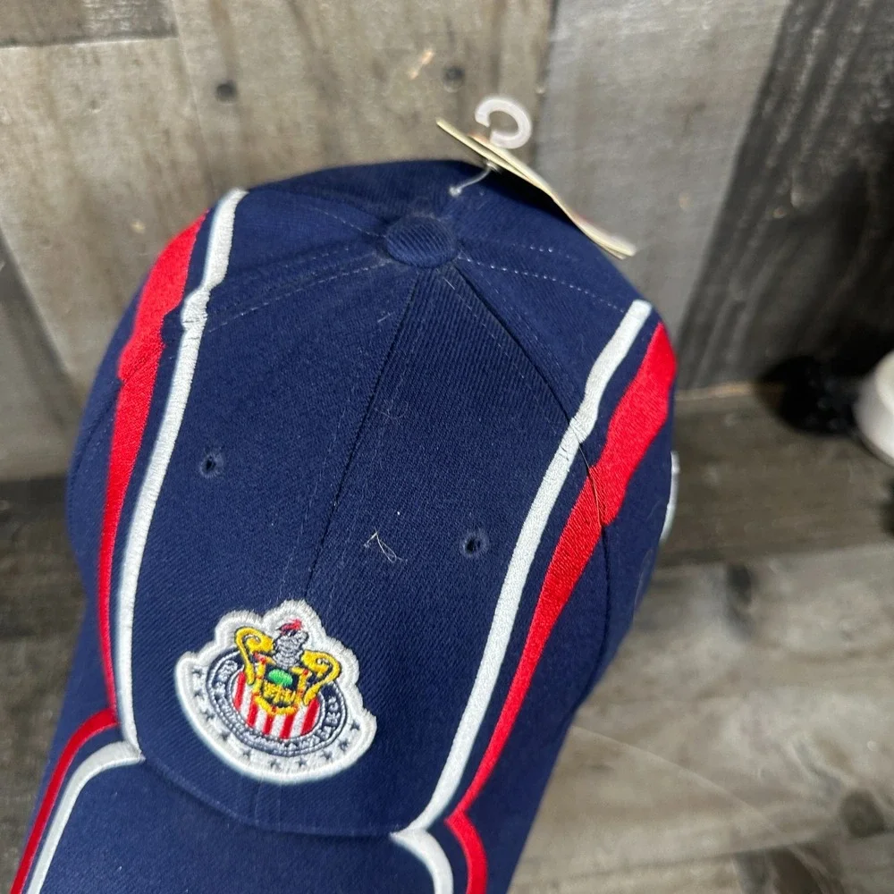 NWT Futbol Chivas De Guadalajara FMF Official Hat Rhinox Adjustable Blue Soccer